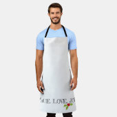 Peace Love Joy Typografie Holly Christmas Schort (Gedragen)