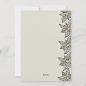 Peace Love & Joy  Typography Dove of Peace Dove of Feestdagenkaart (Achterkant)