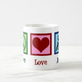 Peace Love Judo Koffiemok (Center)