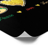 Peace Love Juneteenth Outfit Poster (Hoek)
