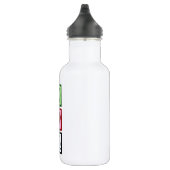 Peace Love Justice Waterfles (Rechts)