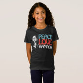 Peace Love Kamala Harris 2020 T-shirt (Voorkant volledig)