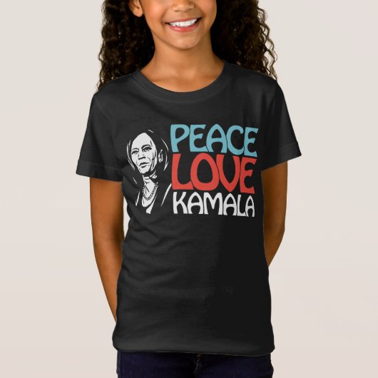 Peace Love Kamala Harris 2020 T-shirt (Voorkant)