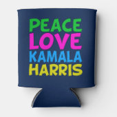 Peace Love Kamala Harris Blikjeskoeler (Voorkant)
