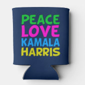 Peace Love Kamala Harris Blikjeskoeler (Achterkant)