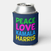 Peace Love Kamala Harris Blikjeskoeler (Blikje Achterkant)