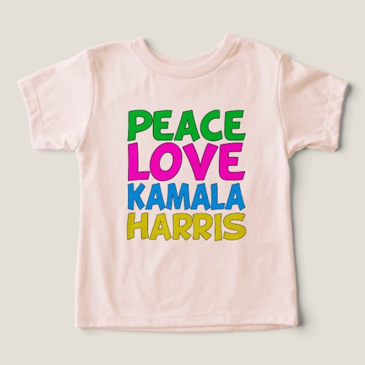 Peace Love Kamala Harris Schattige (Design voorkant)