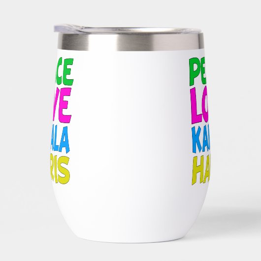 Peace Love Kamala Harris Schattigee verkiezingen (Rechts)