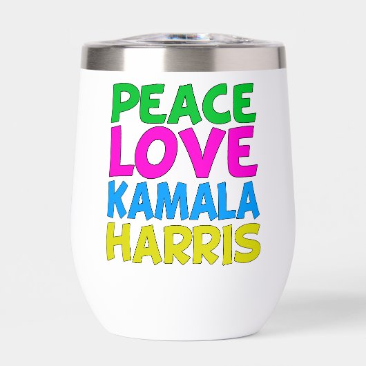 Peace Love Kamala Harris Schattigee verkiezingen (Voorkant)