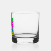 Peace Love Kamala Harris Schattigee verkiezingen Whisky Glas (Links)