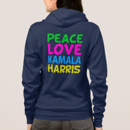 Peace Love Kamala Harris Schattigee vrouwen Hoodie