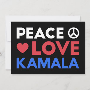 Peace Love Kamala I - Kamala Harris voor President