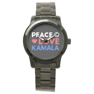 Peace Love Kamala I - Kamala Harris voor President Horloge