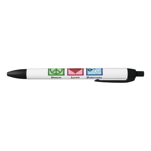 Peace Love Kapsels Custom Haarsalon Zwarte Inkt Pen (Bodem)