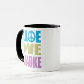 Peace Love Karaoke Mok (Voorkant links)