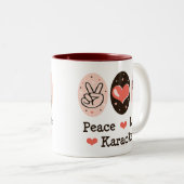 Peace Love Karaoke Mok (Voorkant rechts)