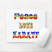 Peace Love Karate Muismat (Met muis)