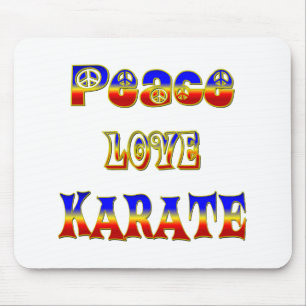 Peace Love Karate Muismat