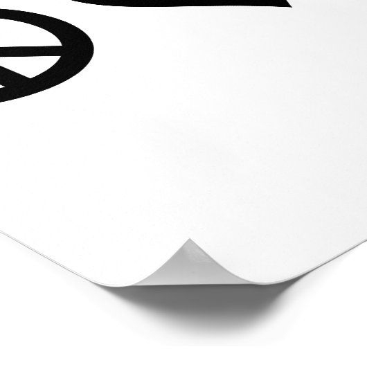 Peace Love Karate Poster (Hoek)