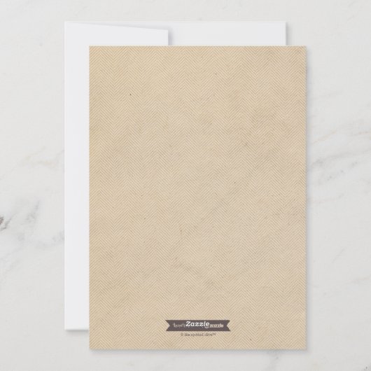 Peace & Love kerstfoto Flat Kaart (Achterkant)