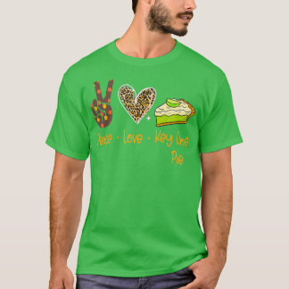 Peace love key Limoen Pie T-shirt