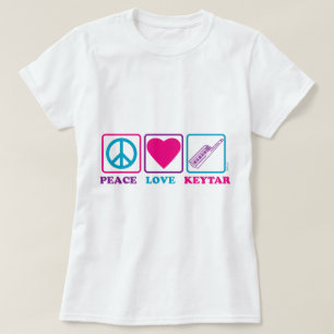 Peace Love Keytar T-shirt