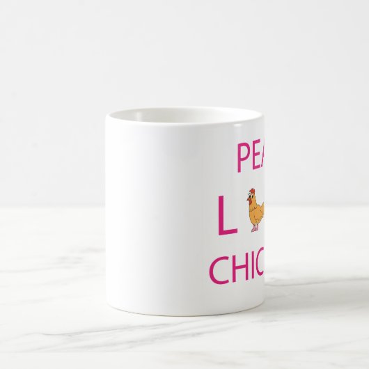 Peace Love Kickens Koffiemok (Center)