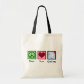 Peace Love Kickens Tote Bag (Voorkant)
