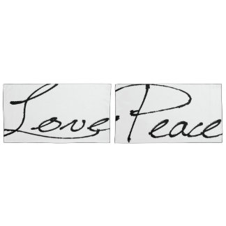 Peace & Love King Pillow Hoesjes Kussensloop