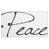 Peace & Love King Pillow Hoesjes Kussensloop (Voorkant-Rechts)