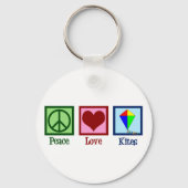 Peace Love Kites Sleutelhanger (Voorkant)
