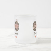 Peace Love Knit Frosted Mok (Center)