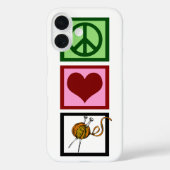 Peace Love Knitting Case-Mate iPhone Case (Achterkant)