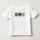 Peace Love Koala Beer Kinder Shirts (Voorkant)