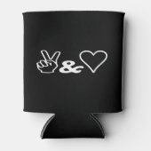 Peace & Love Koelbox Blikjeskoeler (Voorkant)