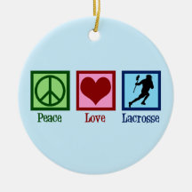 Peace Love Lacrosse Kerstmis
