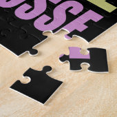 Peace Love Lacrosse Legpuzzel (Zijkant)