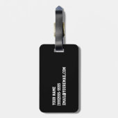 Peace Love Lacrosse Luggage Bag Label Bagagelabel (Achterkant verticaal)