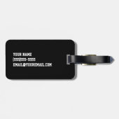 Peace Love Lacrosse Luggage Bag Label Bagagelabel (Achterkant horizontaal)