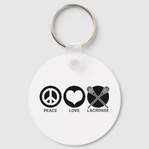 Peace Love Lacrosse Sleutelhanger