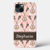 Peace Love Lacrossse Case-Mate iPhone Case (Achterkant)