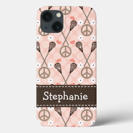 Peace Love Lacrossse Case-Mate iPhone Case (Achterkant)