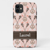 Peace Love Lacrossse Case-Mate iPhone Case (Achterkant)