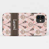 Peace Love Lacrossse Case-Mate iPhone Case (Achterkant (horizontaal))