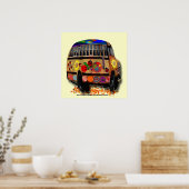 Peace Love Ladybugs Poster (Keuken)