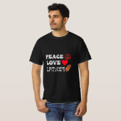 Peace Love Latkes T-shirt (Voorkant volledig)