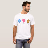 Peace Love Latkes T-shirt (Voorkant volledig)