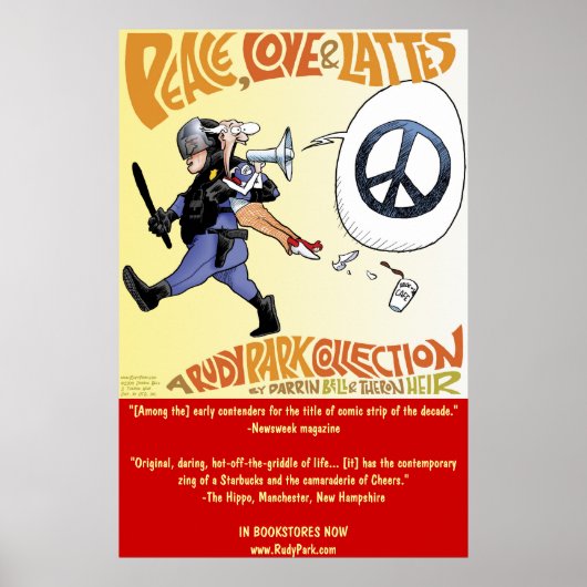 Peace, Love & Lattes: a Rudy Park collection Poster (Voorkant)