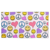 Peace Love Laugh Cute Kussensloop (Voorkant)