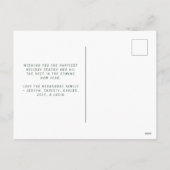 Peace, Love & Laughter MultiPhoto Holiday Briefkaa Feestdagenkaart (Achterkant)